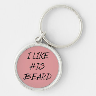 I like his beard beardedman funny key ring