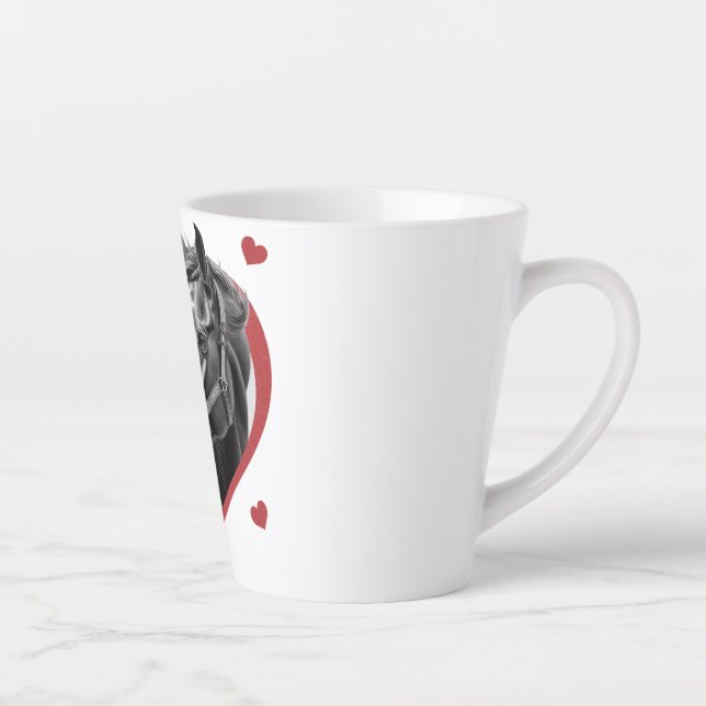 I Like Horses Latte Mug (Right)