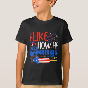 I Like How He Bangs Usa Couples Matching Couple 4t T-Shirt