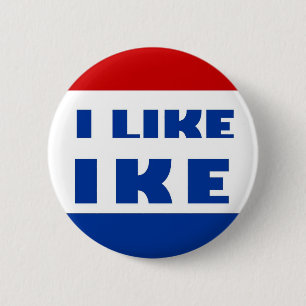 I Like Ike 6 Cm Round Badge