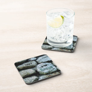 I like it On the Rocks Cork Coaster