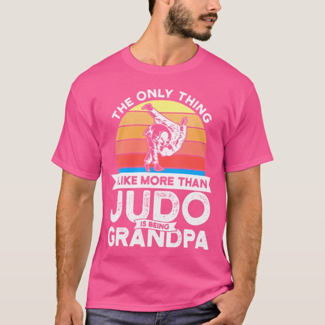 I Like Judo Being Grandpa Judo T-Shirt (Front)