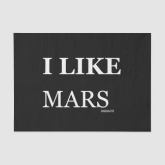 i like mars chocolate tissue paper