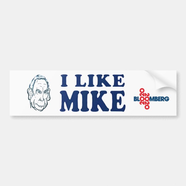 I Like Mike 2020 Bumper Sticker (Front)