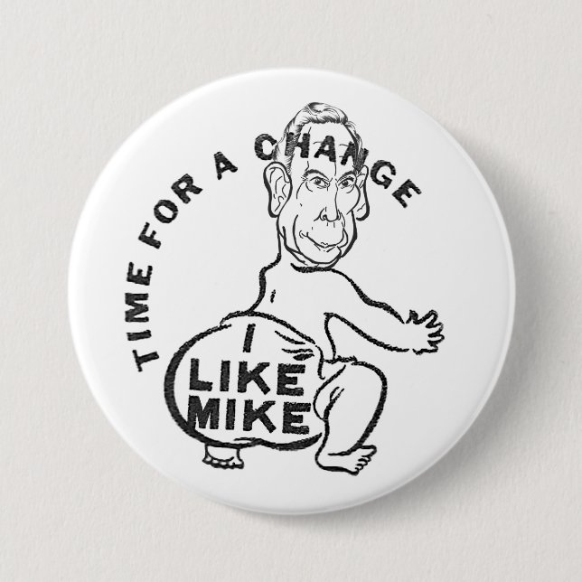 I Like Mike 7.5 Cm Round Badge (Front)