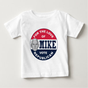 I-LIKE-MIKE-BUTTON-REPUBLICAN BABY T-Shirt