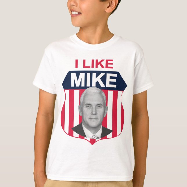 I Like Mike Shield T-Shirt (Front)