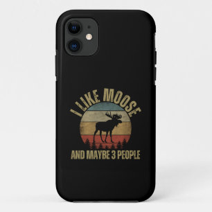 I LIKE MOOSE AND MAYBE 3 PEOPLE Case-Mate iPhone CASE