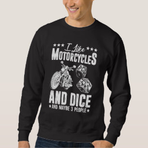 I Like Motorcycles And Dice Motorcycle Tee For Men