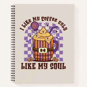 I Like My Coffee Cold Notebook