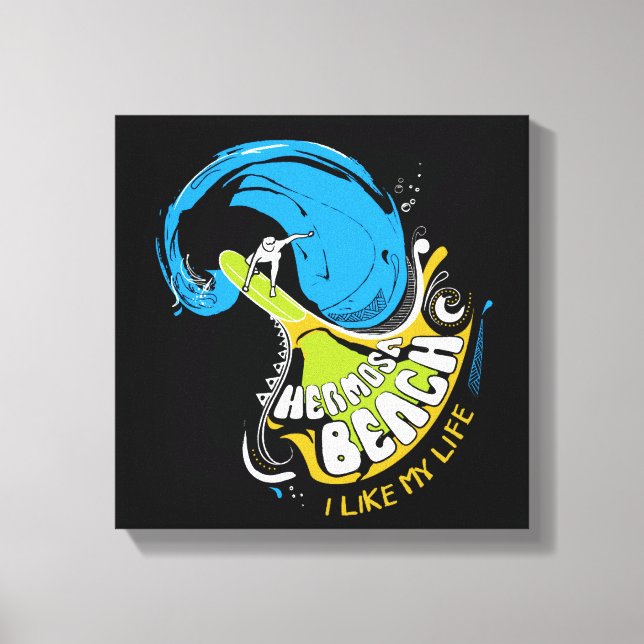 "I like My life" original Canvas Print (Front)