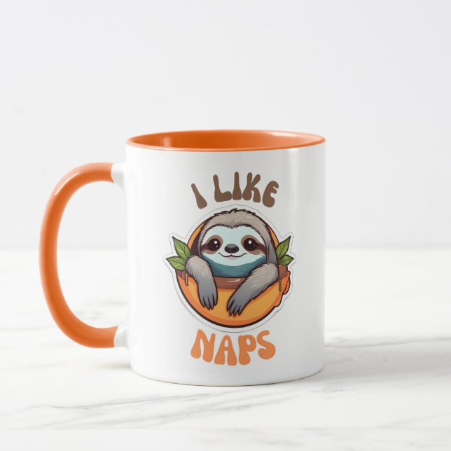 I like naps sloth mug (Left)