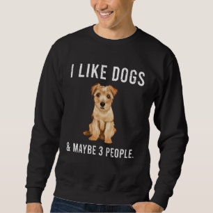 I Like Norfolk Terrier Dogs And Maybe 3 People Sweatshirt