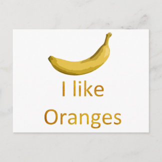 I like Oranges Postcard