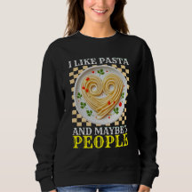 i like pasta and maybe 3 people