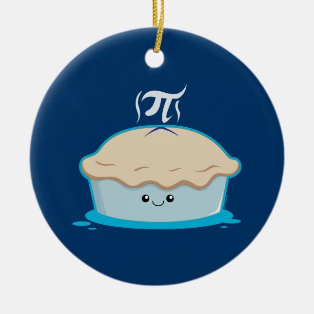 I Like Pi Ceramic Tree Decoration (Front)