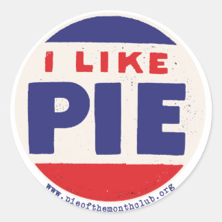 I LIKE PIE 3" stickers