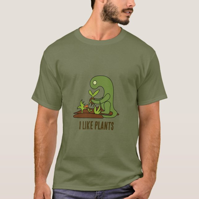 I like plants T-Shirt (Front)