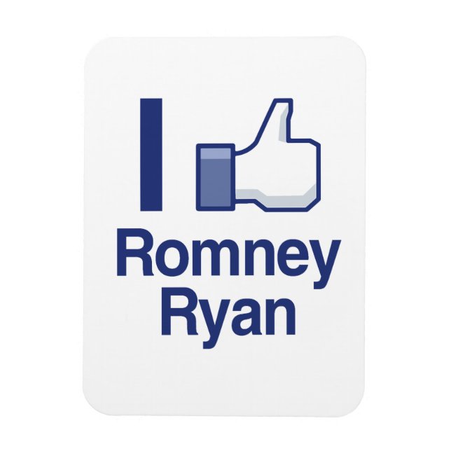 I LIKE ROMNEY RYAN THUMBS UP.png Magnet (Vertical)