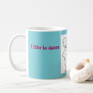 I like to dance with my kids coffee mug