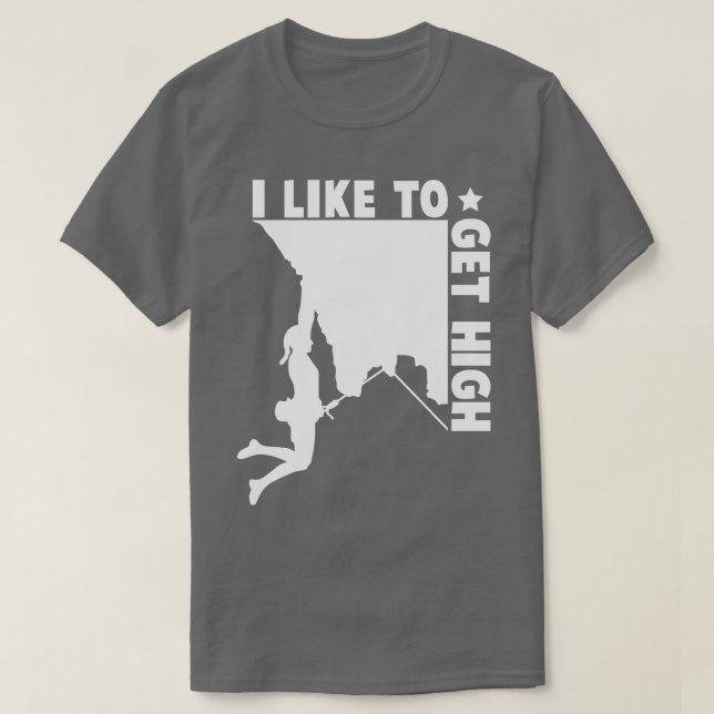 I Like To Get High T-Shirt (Design Front)