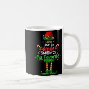 I Like to Smile Smilings My Favourite Christmas El Coffee Mug