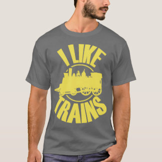 I Like Trains 3 T-Shirt
