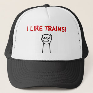 I like Trains ASDF MOVIE Trucker Hat