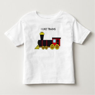 I Like Trains Toddler T-Shirt