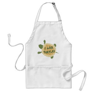 I Like Turtles Standard Apron