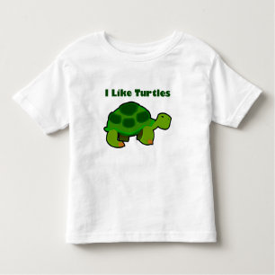 I Like Turtles - Toddler Fine Jersey T-Shirt