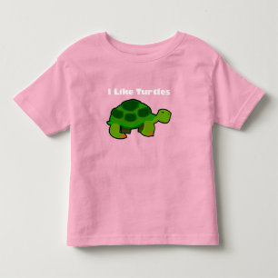 I Like Turtles - Toddler Fine Jersey T-Shirt