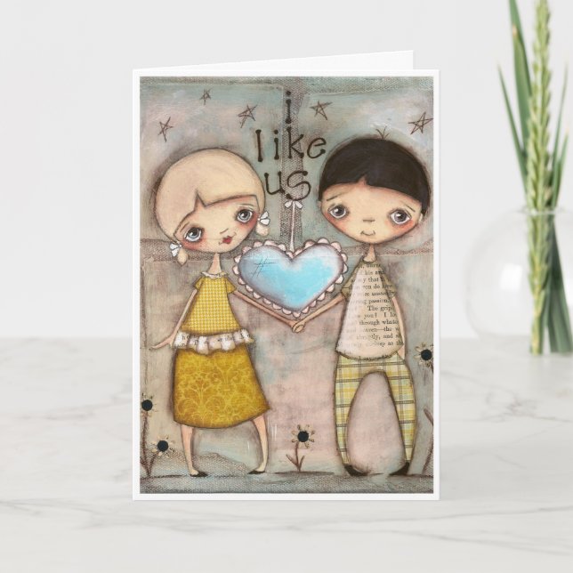 I Like Us - Valentine Card (Front)