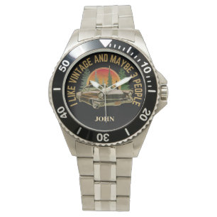 I like vintage and maybe 3 people personalised watch