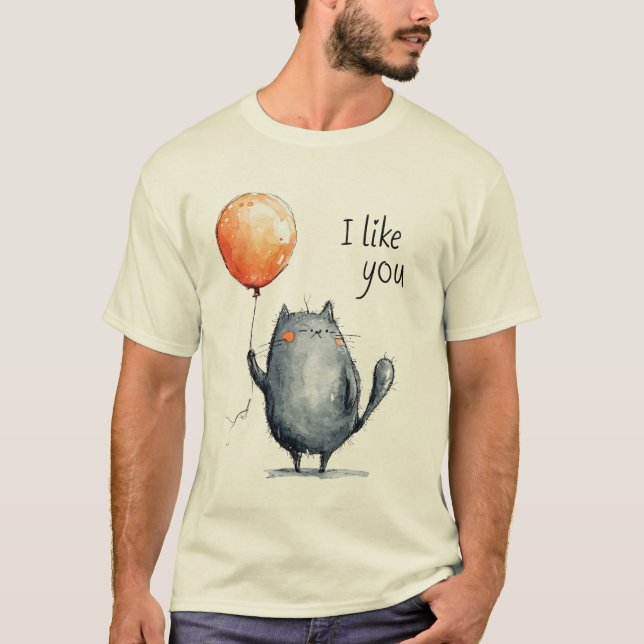 I Like You Tee – Soft Words, Softer Vibes (Front)