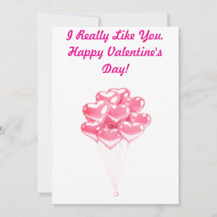 I Like You Valentine's Card