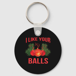 I Like Your Funny Cricket Christmas Gift Shirt Key Ring