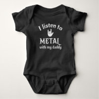 I listen to metal with my daddy Heavy Metal Dad