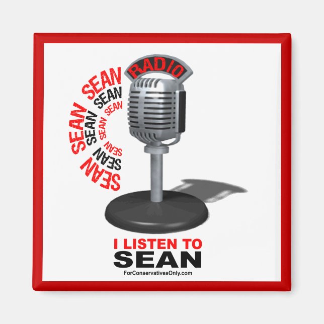 I Listen to Sean Magnet (Front)