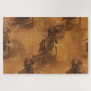 I Live To Barrel Race - Rodeo Event  Jigsaw Puzzle