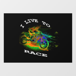 I LIVE TO RACE - Motocross Racer