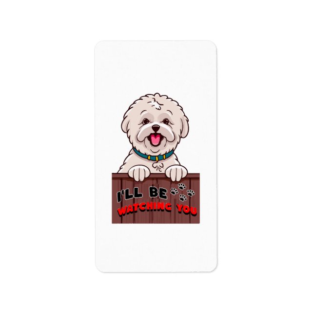 I ll be Watching You Label (Front)