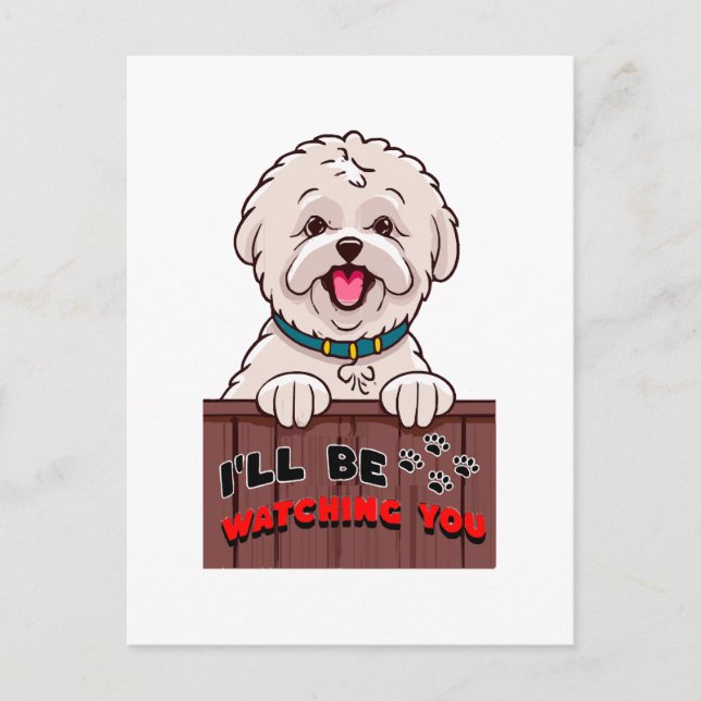 I ll be Watching You Postcard (Front)
