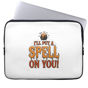I’ll Put a Spell on You Halloween Cauldron Shirt_1 Laptop Sleeve