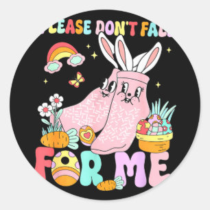 I’ll take the caramel filling funny dentist easter classic round sticker