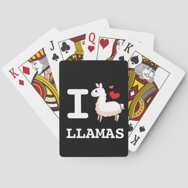I Llama Llamas Playing Cards (Back)