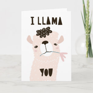I Llama You Card