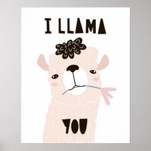I Llama You Poster