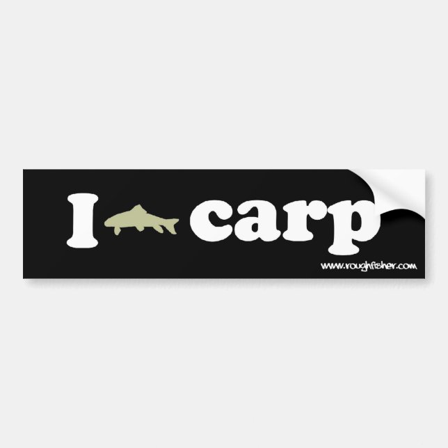 i logo carp sig bumper sticker (Front)