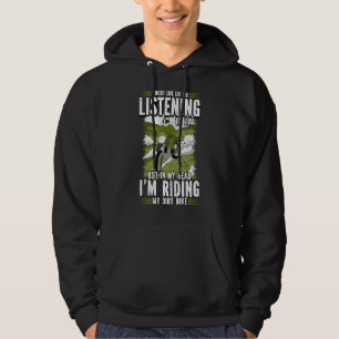 I Look Like I'm Listening Dirt Bike Motocross Hoodie